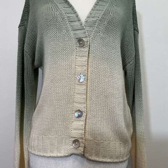 Bella Dahl Ombre Button Front Knit Cardigan Sweater Size XS - Picture 3 of 7
